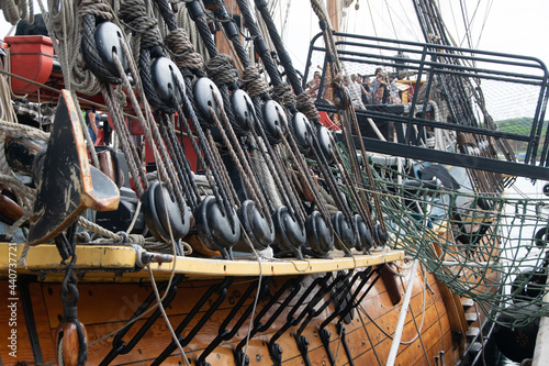 Réplique de l'Endeavour - bateau de James Cook - en escale à Nouméa (Nouvelle-Calédonie) en mai 2019