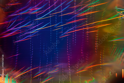 Abstract background of stock market data