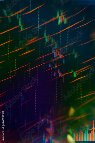Abstract background of stock market data