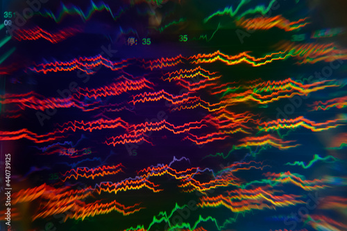 Abstract background of stock market data