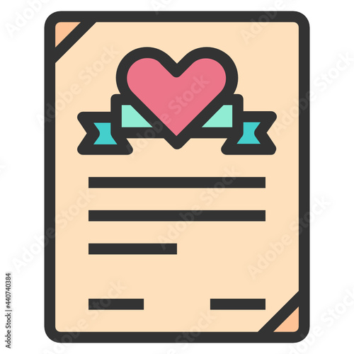 heart line color icon