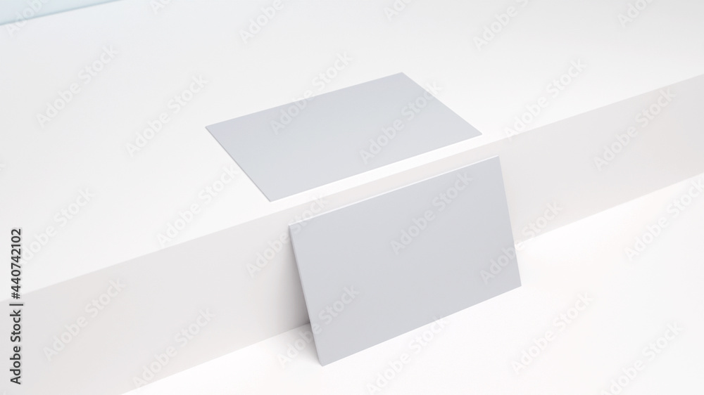 Business card mockup 3d rendering Business card mockup 3d rendering