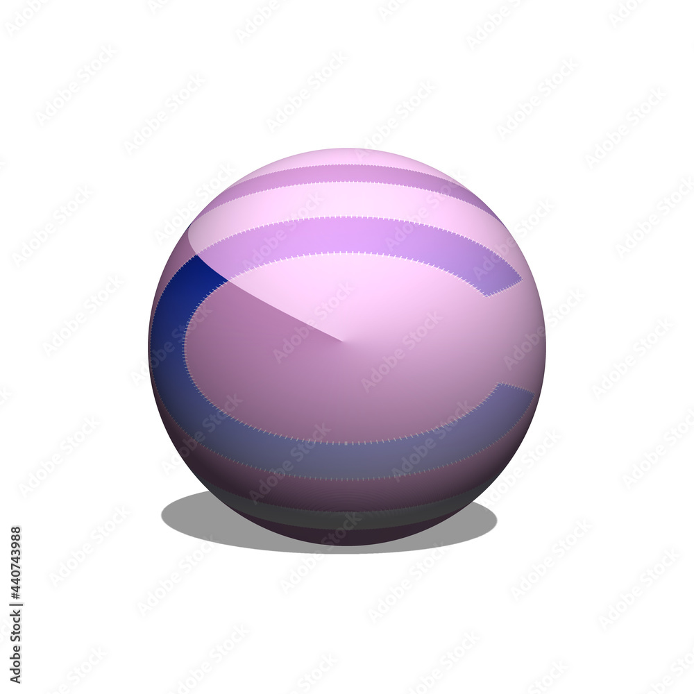 3d render colorful sphere isolated on white background 3d render colorful sphere isolated on white background