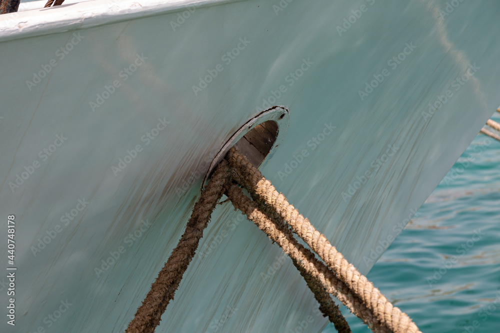 Ropes for mooring equipment for ships