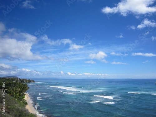 ハワイの海岸風景