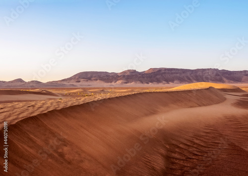 Zagora Desert at sunrise  Draa-Tafilalet Region  Morocco