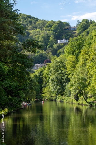 By the river at Matlock Bath in Derbyshire, UK