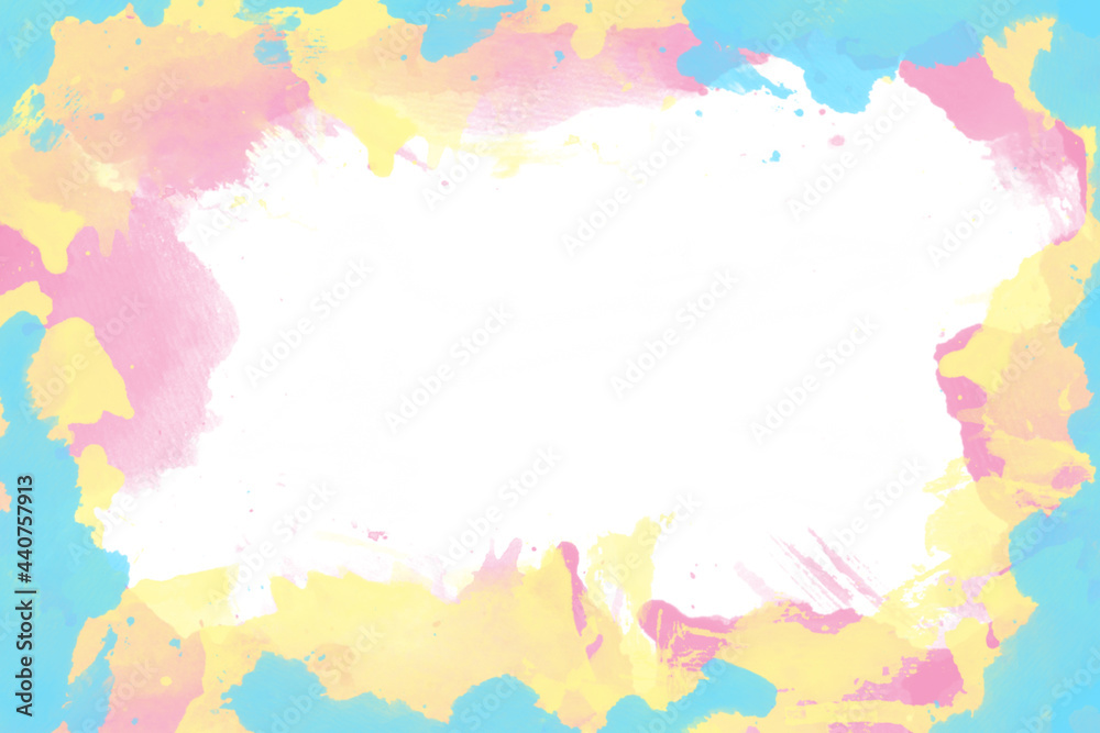 Abstract watercolor background with space. Abstract watercolor background with space.