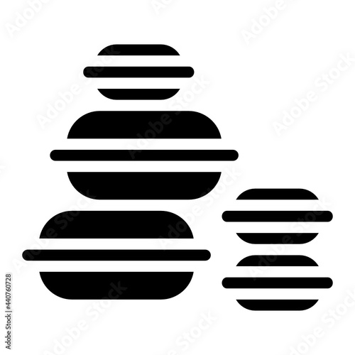 Macaron glyph icon