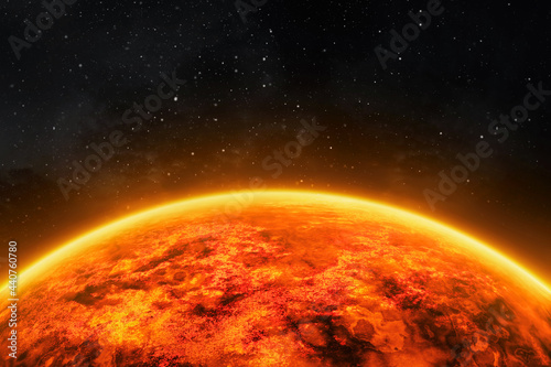 Fototapeta Naklejka Na Ścianę i Meble -  Sun surface in the space