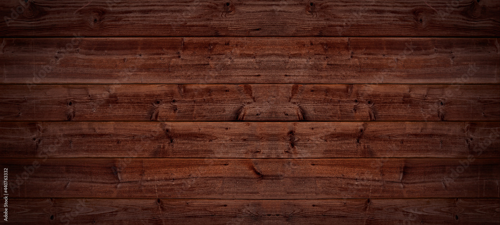 Old brown rustic weathred dark grunge wooden timber table wall floor board texture - wood background top view