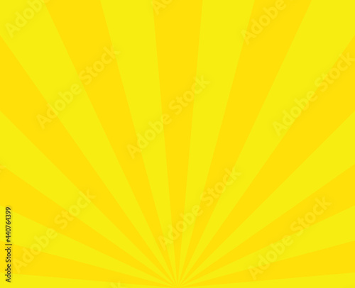 Illustration of a radiating yellow background extending from the bottom.