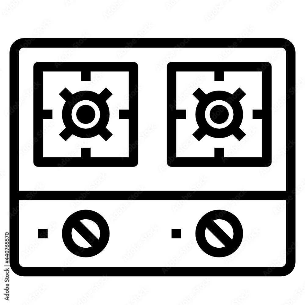 stove line icon stove line icon