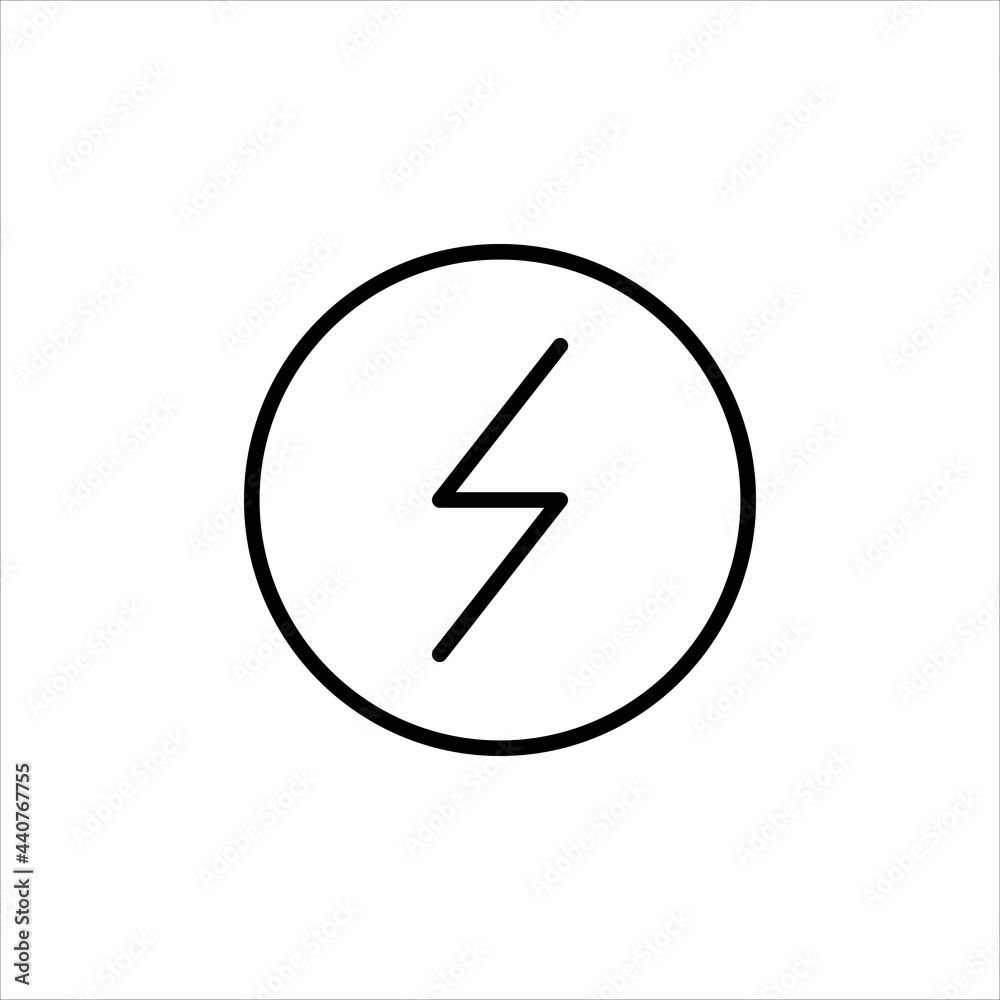 Battery Charge Line Icon In A Simple Style. It represents the battery charge from the power source. Vector sign in simple style, isolated on a white background Battery Charge Line Icon In A Simple Style. It represents the battery charge from the power source. Vector sign in simple style, isolated on a white background