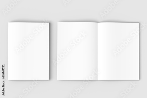 brochure and magazine mockup design