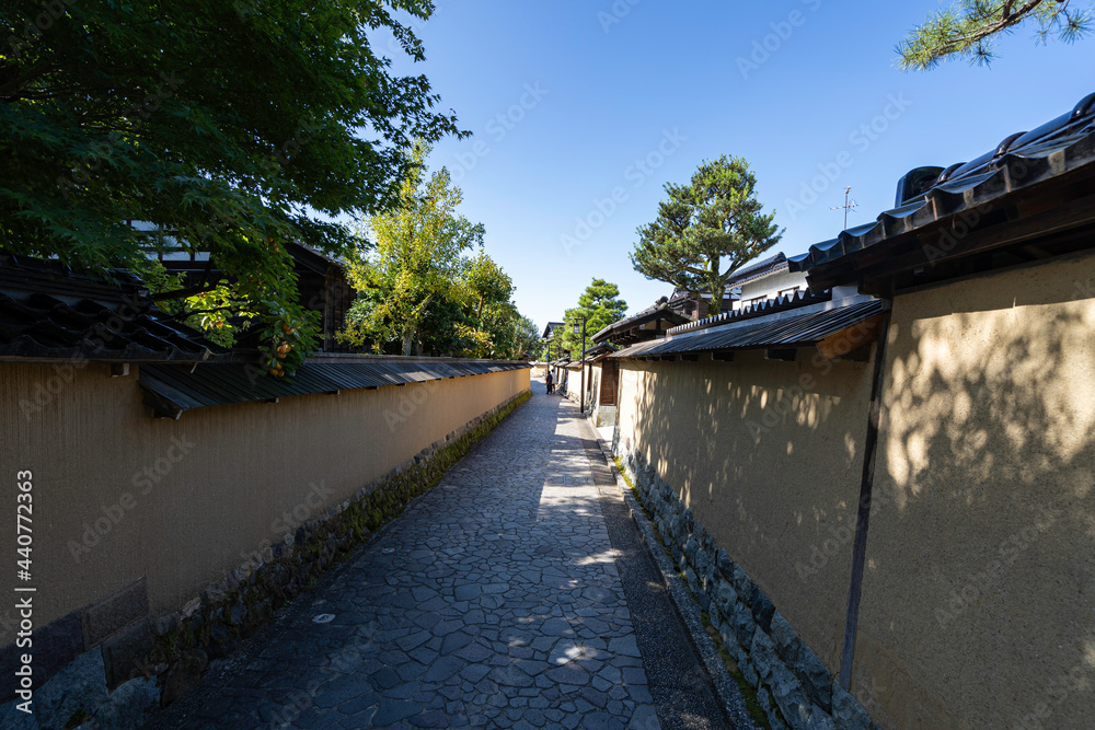 Fototapeta premium 金沢を代表する観光地・長町武家屋敷跡