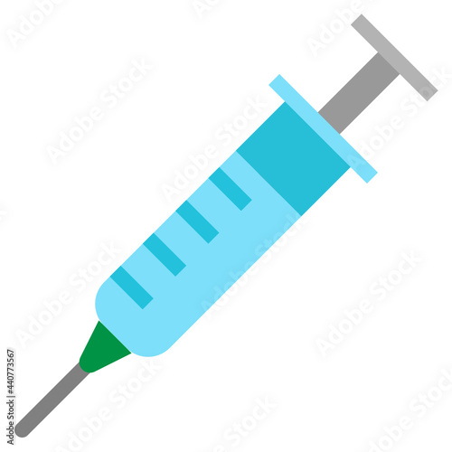 syringe flat icon