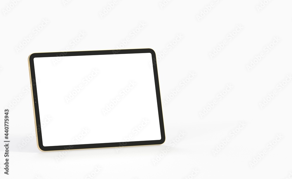 Tablet 3d computer with blank screen Tablet 3d computer with blank screen