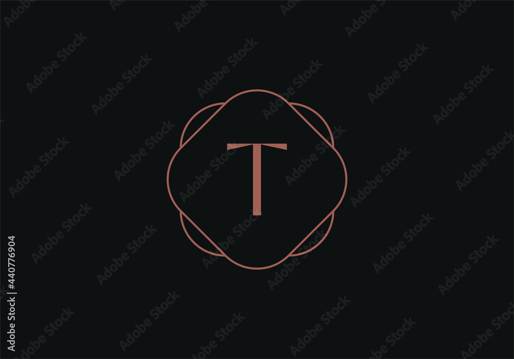 initial letter T logo design template Stock Vector | Adobe Stock