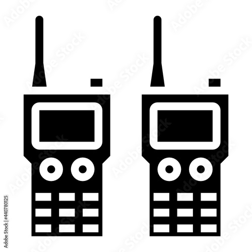 walkie talkie glyph icon