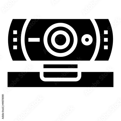 webcamera glyph icon