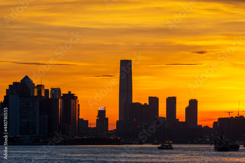 Hong Kong Cityscape at Dusk