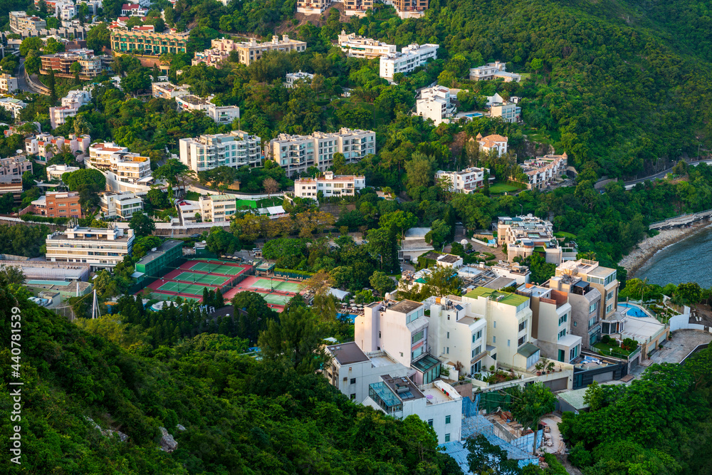 Fototapeta premium The Luxury Condominiums of South District Hong Kong