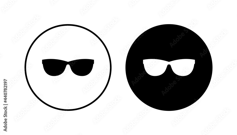 Glasses icon set. Glasses vector icon Glasses icon set. Glasses vector icon
