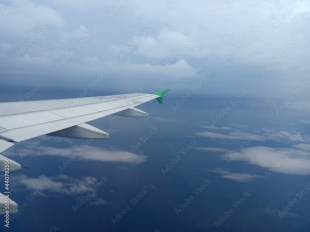 Obraz premium view from airplane window