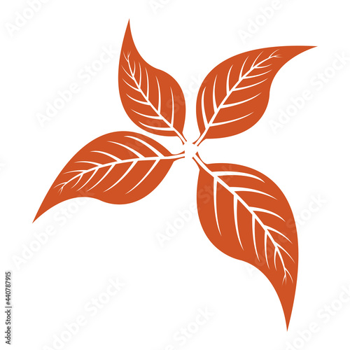 design tobacco leaf for company logo vector, Logo Business Template Vector