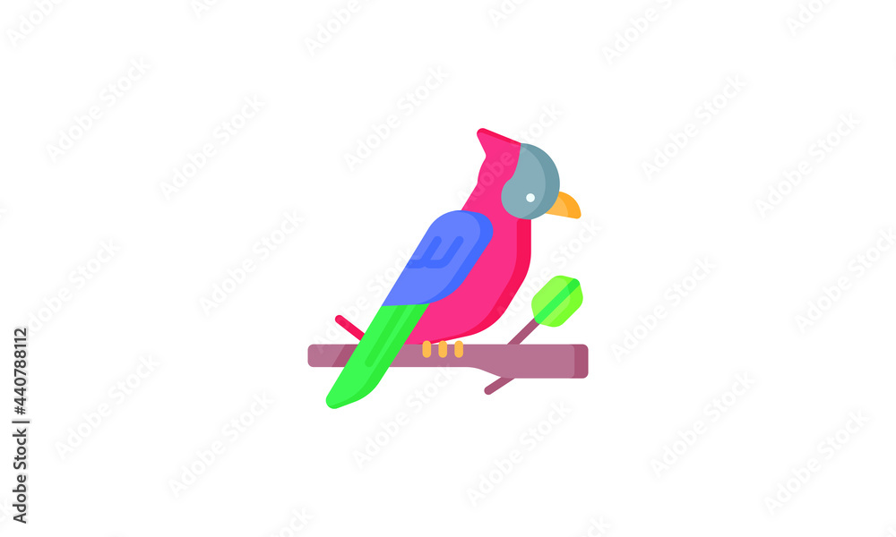 Fototapeta premium bird icon illustration vector fly