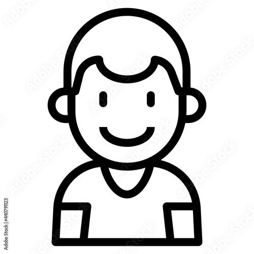 kid line icon