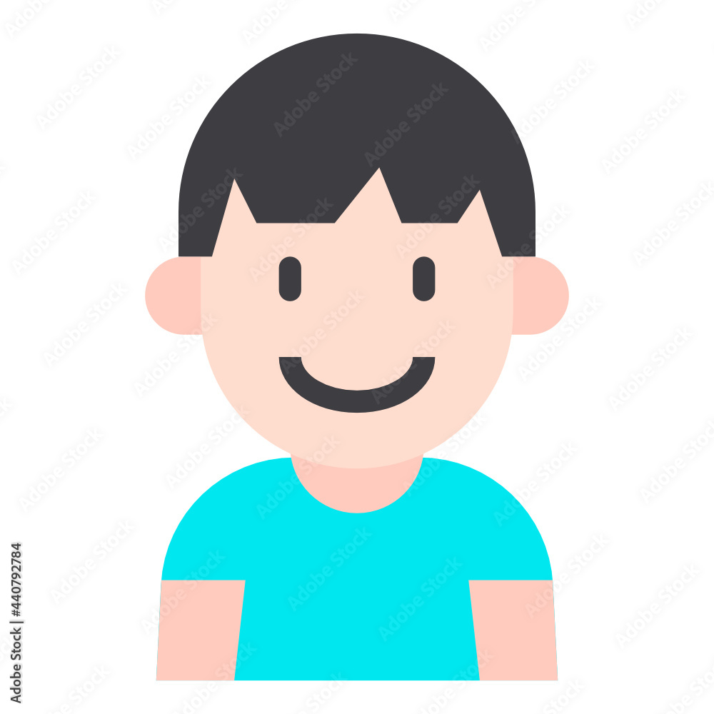 kid flat icon