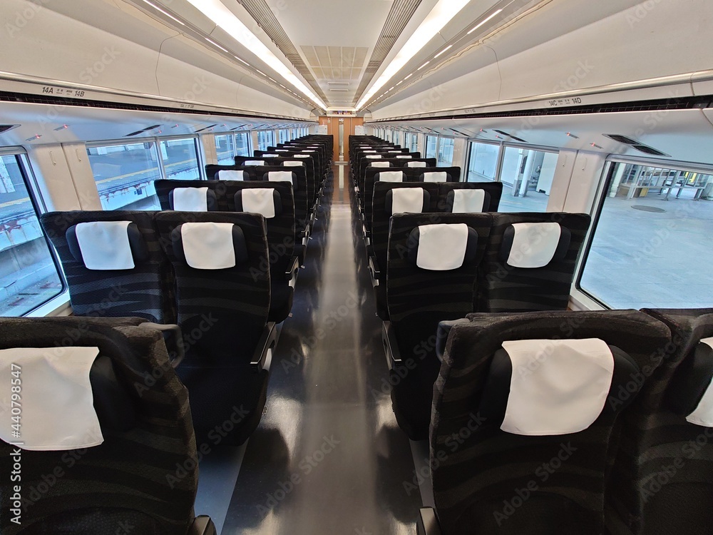 Fototapeta premium E657系普通車座席