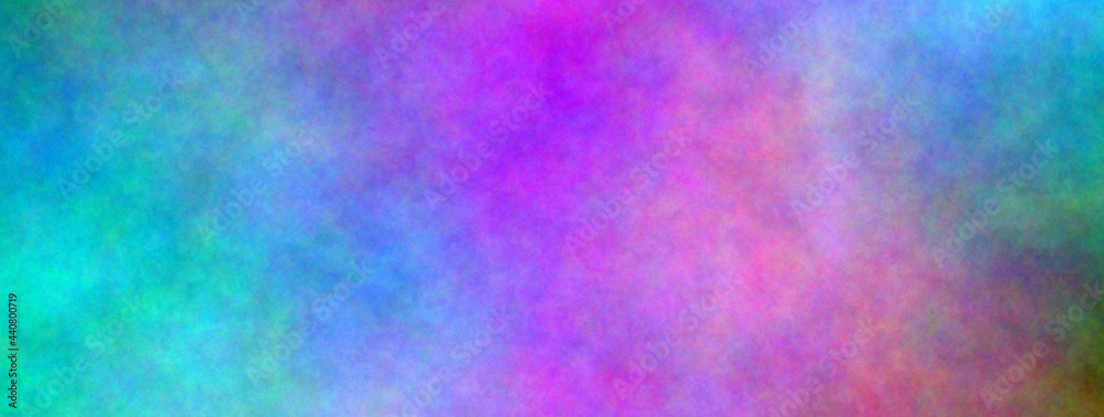 Sky blue to purple. Banner abstract background. Blurry color spectrum, texture background. Rainbow colors. Vivid colors spectrum background.