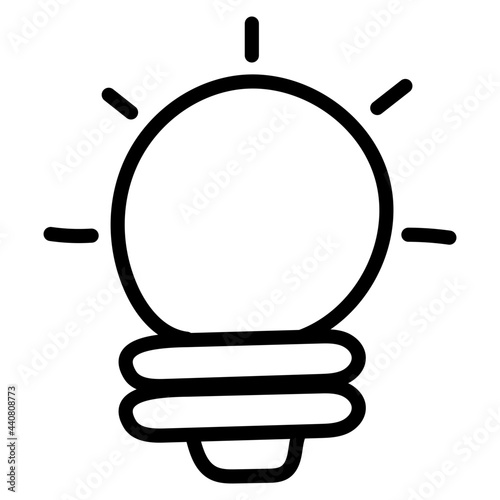 A unique design icon of idea 