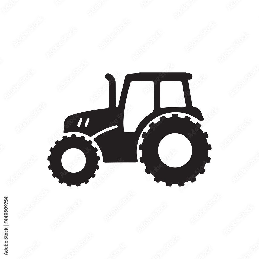 farms tractor vehicles transportations vector illustration design