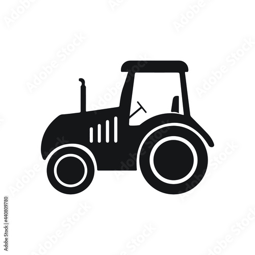 garden tractor vector illustration design