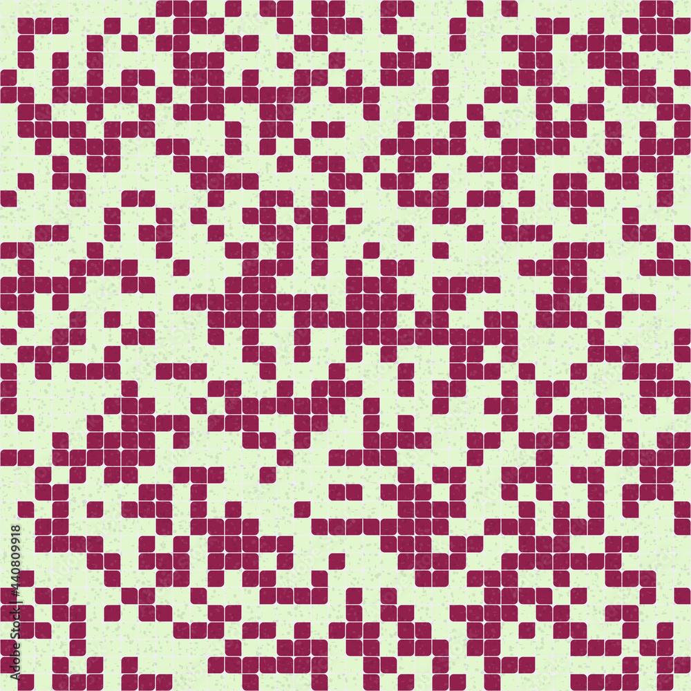 Fototapeta premium Abstract Geometric Pattern generative computational art illustration