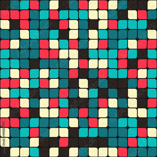 Abstract Geometric Pattern generative computational art illustration