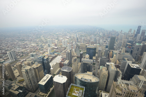 aerial view chicago © porbital