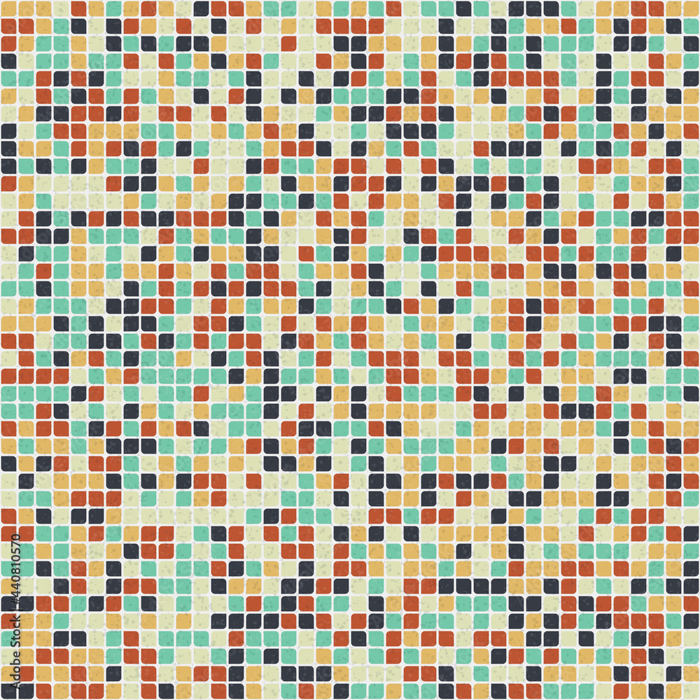 Fototapeta premium Abstract Geometric Pattern generative computational art illustration