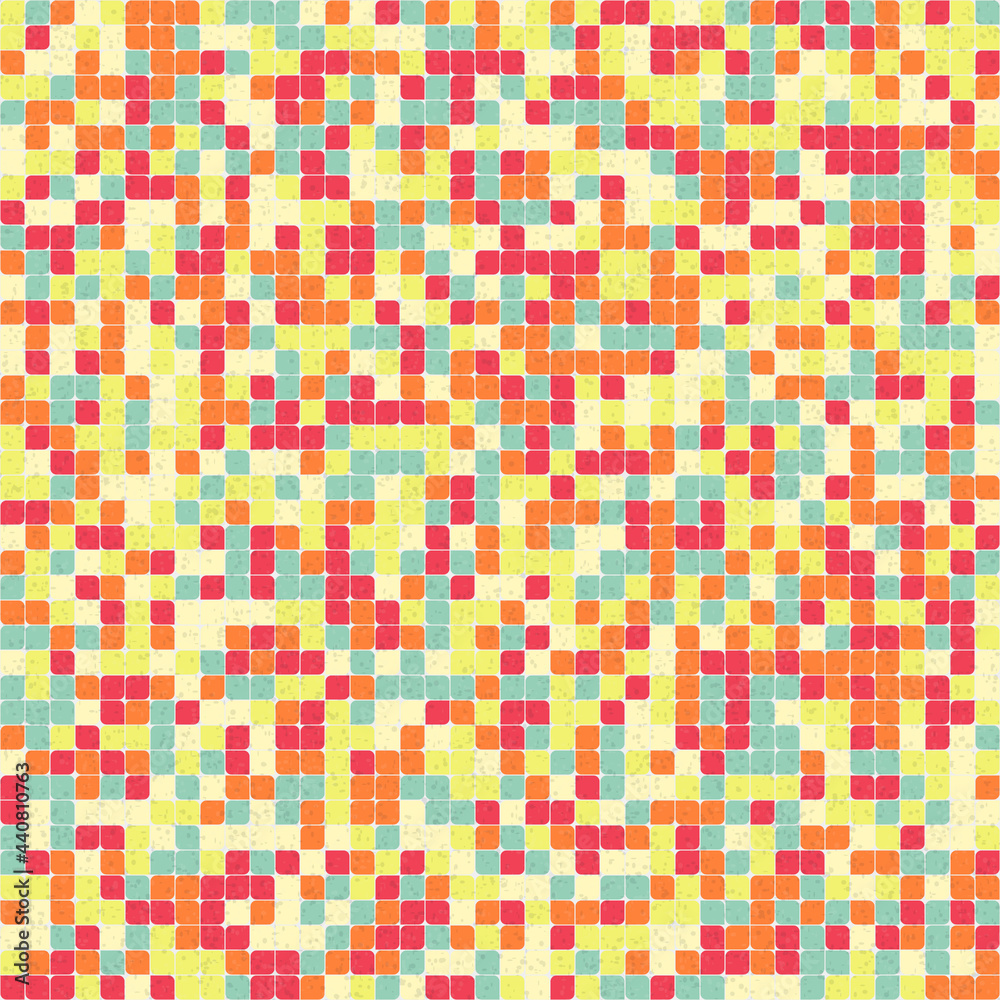 Fototapeta premium Abstract Geometric Pattern generative computational art illustration