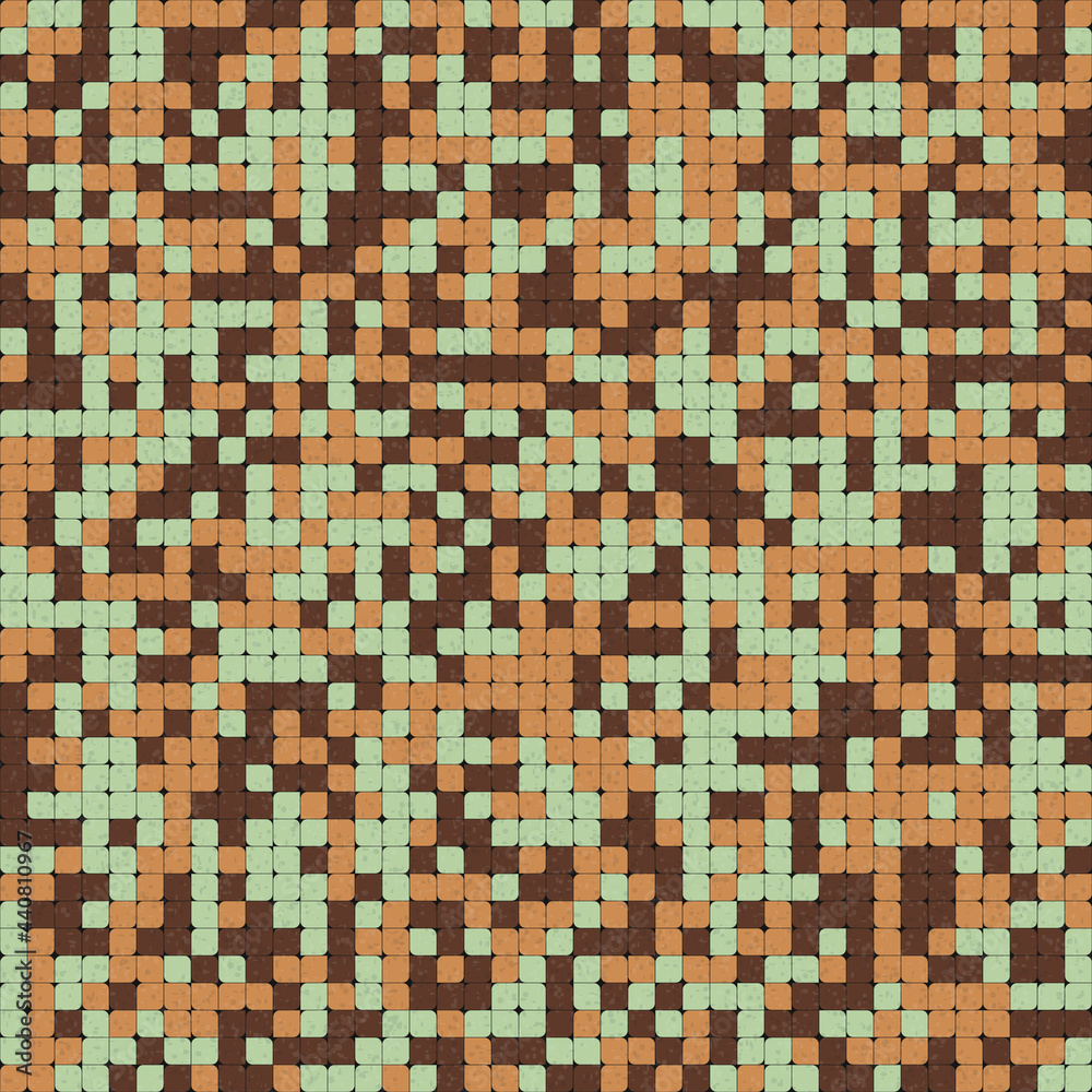 Fototapeta premium Abstract Geometric Pattern generative computational art illustration