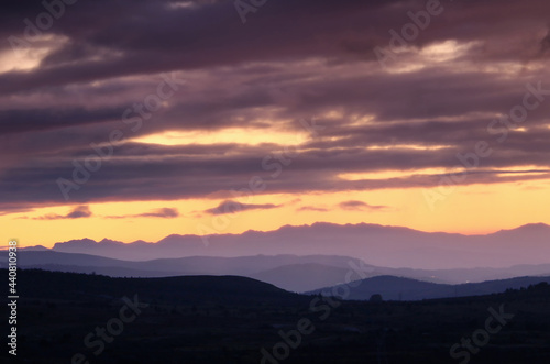 sunset in the mountains © Raul