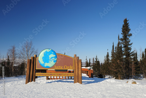 Bild auf Leinwand arctic circle winter