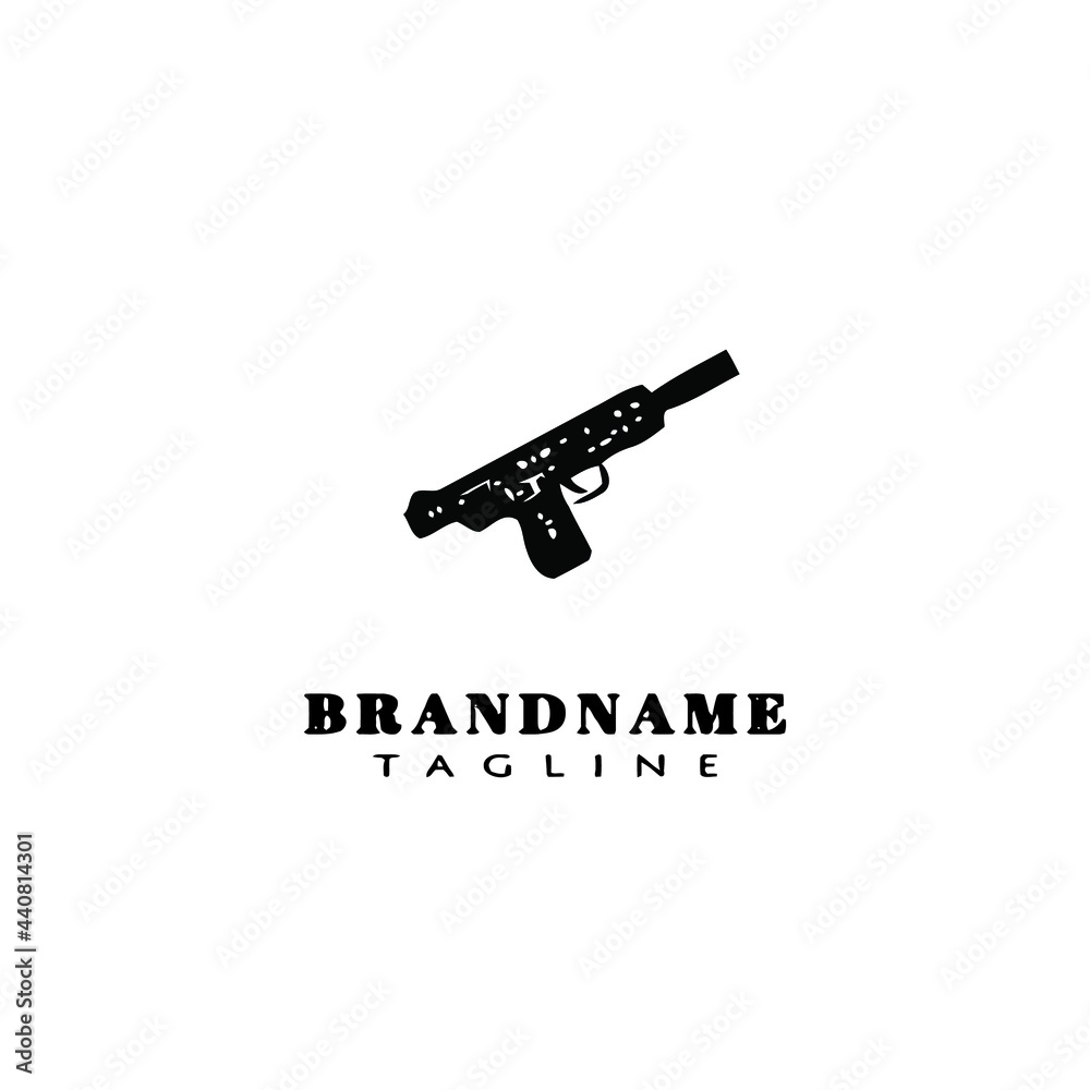 gun design logo template icon vector illustration gun design logo template icon vector illustration