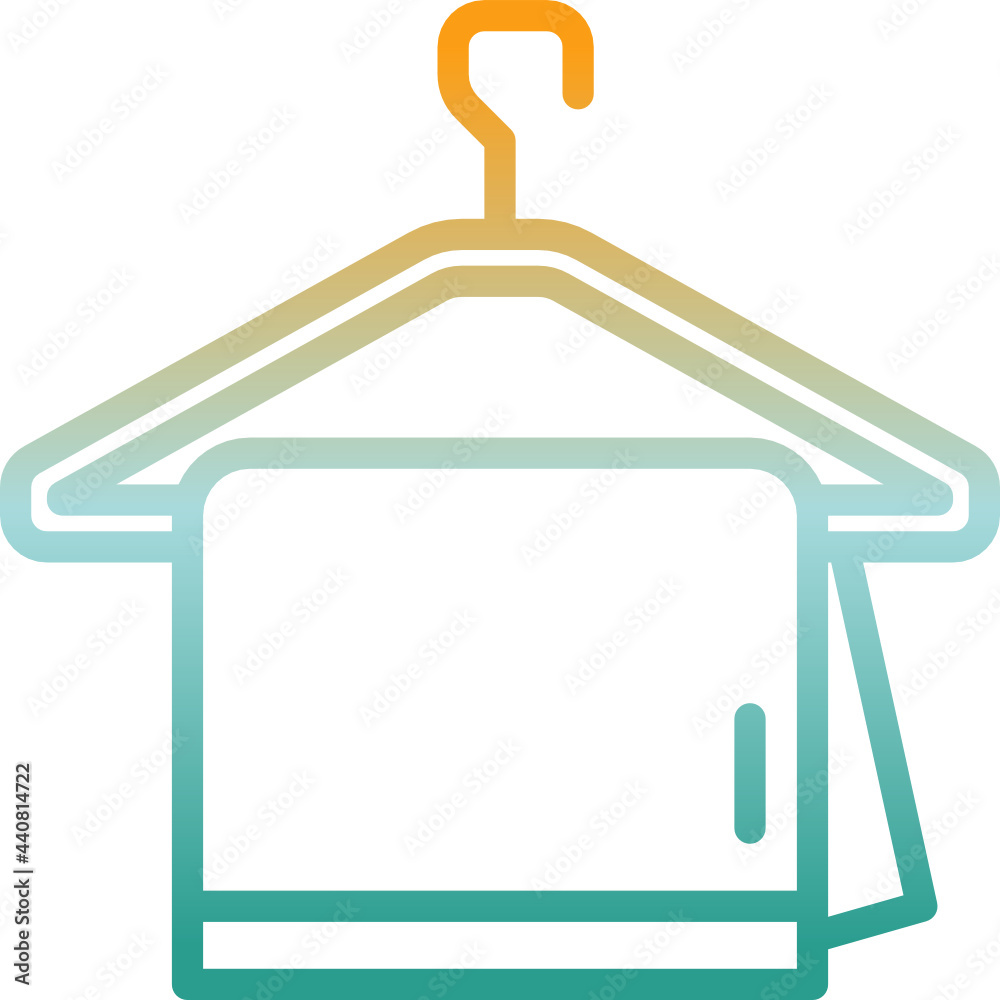 towel gradient icon towel gradient icon