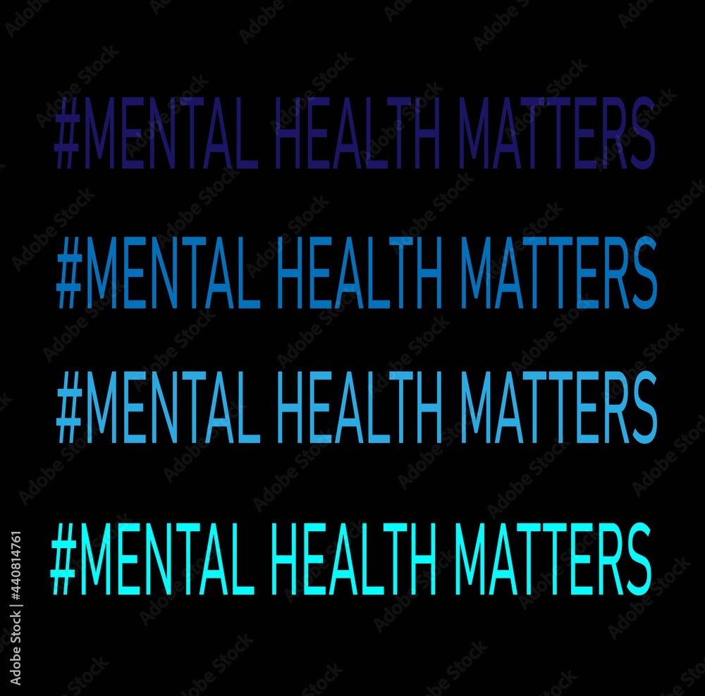 Fototapeta premium Mental Health Matters