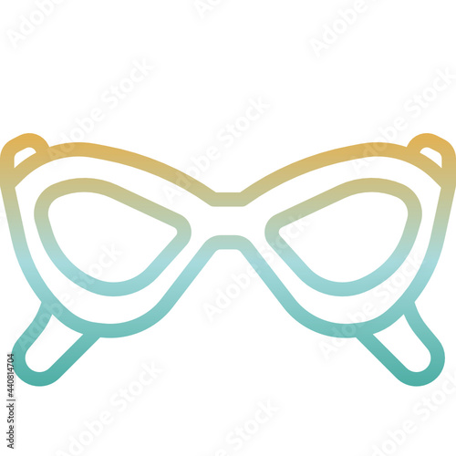 sunglasses gradient icon